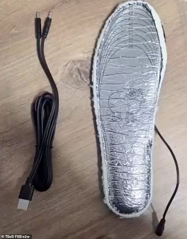 Russia has impounded hundreds of boobytrapped boot insoles intended for Vladimir Putin's foot soldiers, say the Federal Security Service