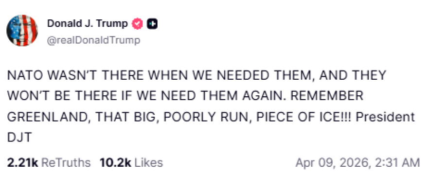 Νέα επίθεση Τραμπ στο ΝΑΤΟ μετά τη συνάντηση με Ρούτε: «Δεν ήταν εκεί όταν το χρειαστήκαμε και δεν θα είναι εκεί αν το χρειαστούμε ξανά»