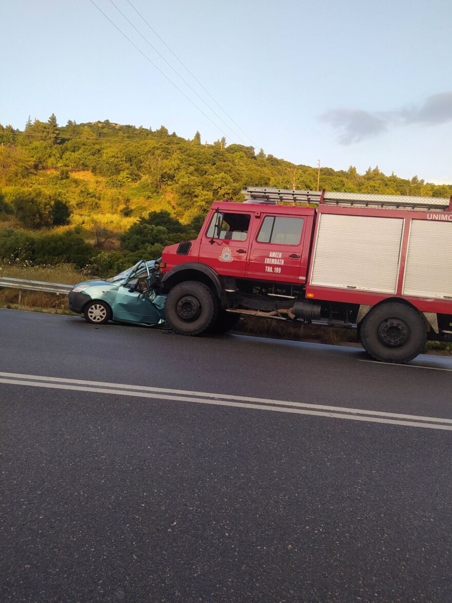 Τραγωδία στην Σπάρτη: Δύο νεκροί σε μετωπική σύγκρουση αυτοκινήτου με πυροσβεστικό