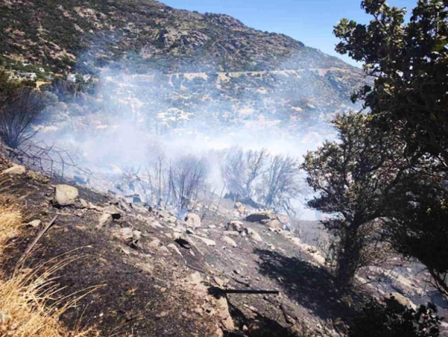 Φωτιά στην Άνδρο, νέο 112 για εκκένωση του Κόλυμπου