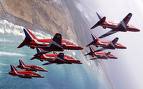 Τα Red Arrows πάνω από την Ακρόπολη