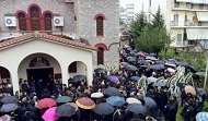 Θρήνος στην κηδεία του ανθυπολοχαγού