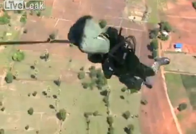 Τραγικό δυστύχημα  με αλεξιπτωτιστή