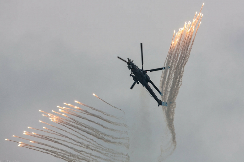 Το ακροβατικό Σμήνος ελικοπτέρων του ρωσικού Στρατού