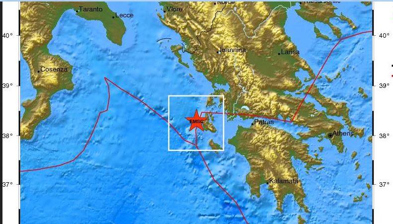 Νέος σεισμός 4,8 Ρίχτερ στην Κεφαλλονιά