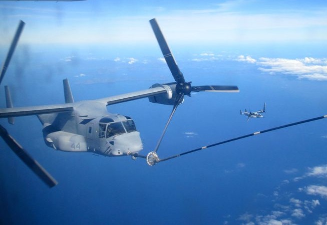 Εναέριος ανεφοδιασμός για MV-22B Osprey – Βίντεο