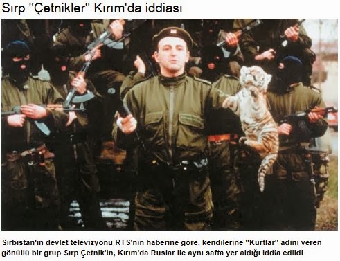 Ομάδα των “Τσέτνικς” στην Κριμαία πρόθυμοι να πολεμήσουν υπερ των Ρώσων