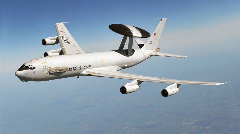 Ξεκινούν οι πτήσεις Awacs του ΝΑΤΟ σε Ρουμανία και Πολωνία