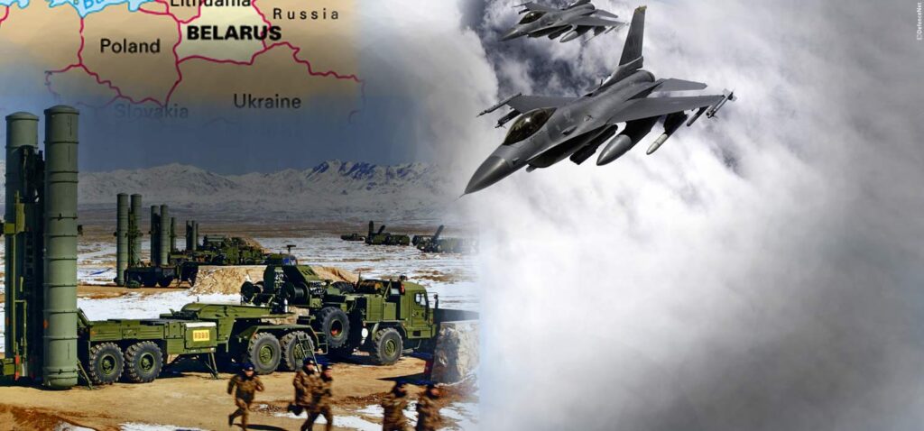 “Μονομαχία” αμερικανικών F-16C με ρωσικά Su-27 και λευκορωσικά S-300P στην Πολωνία (vid)