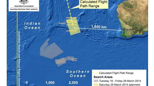 Ούτε ίχνος του εξαφανισμένου Boeing τρεις εβδομάδες μετά
