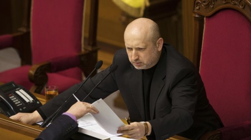 Έκτακτη σύσκεψη συγκάλεσε στο Κίεβο ο καθεστωτικός «πρόεδρος» Ο. Τουρτσίνοφ