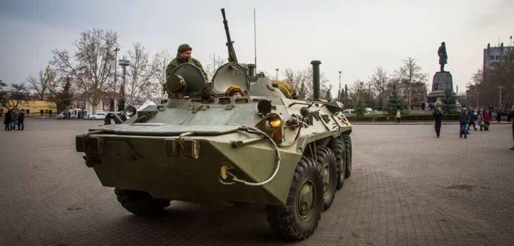 Τροχοφόρο τεθωρακισμένο BTR-80: Ο νικητής της Κριμαίας (vid)