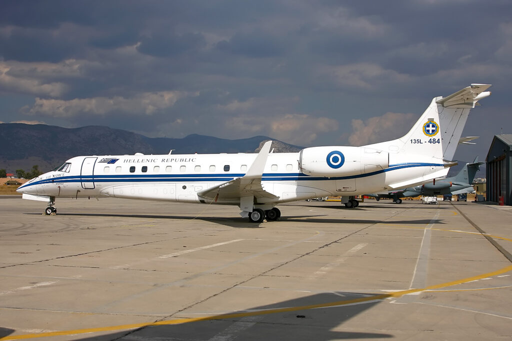 Embraer EMB-135LR της Π.Α. μετέφερε όργανα για μεταμόσχευση κατόπιν εντολής του Δ.Αβραμόπουλου
