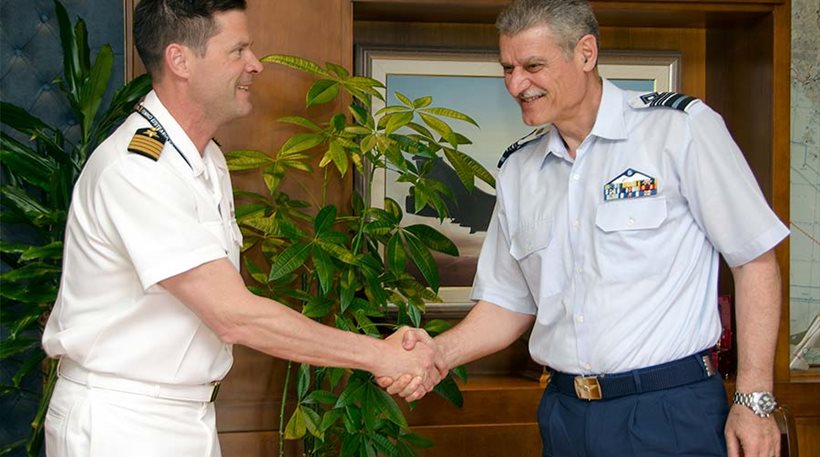 Ο Αρχηγός ΓΕΑ συναντήθηκε με τον Ακόλουθο Άμυνας των ΗΠΑ