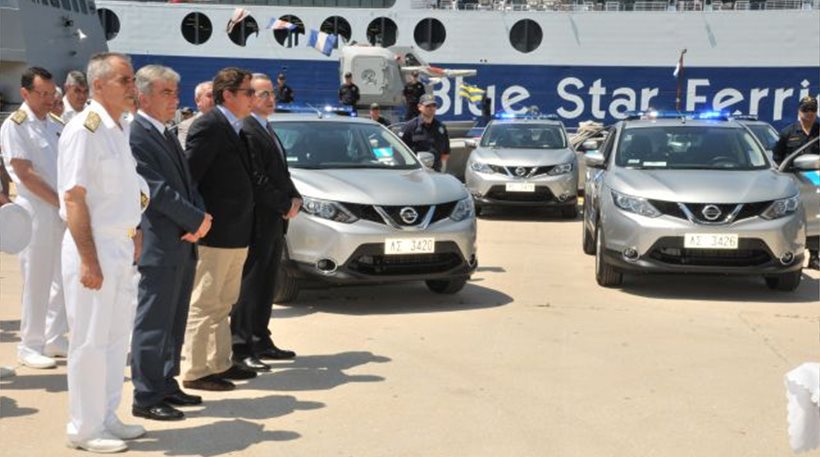 Είκοσι νέα περιπολικά NISSAN QASHQAI 1,6 4×4 παρέλαβε το Λιμενικό Σώμα