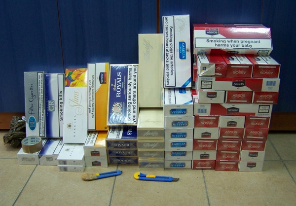 Σύλληψη τεσσάρων για κατοχή τσιγάρων χωρίς την ειδική σήμανση