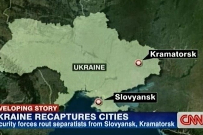 Το CNN “μετακόμισε” το Σλαβιάνσκ στην… Κριμαία – Πόση ασχετοσύνη;