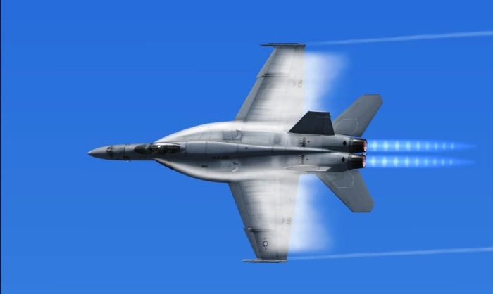 Η επίδειξη του F/A-18E Super Hornet στο Farnborough – Βίντεο