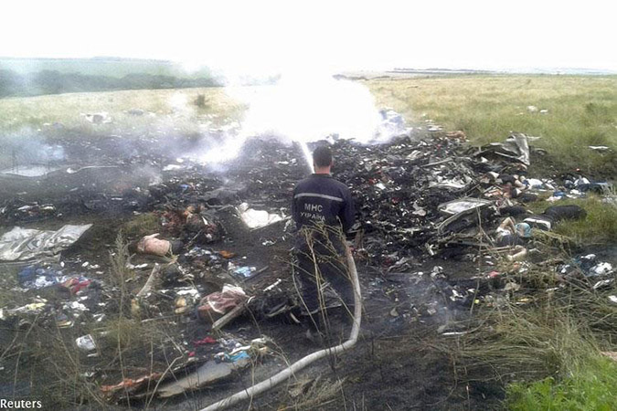 Ο ηγέτης των ρωσόφωνων κατηγορεί την Ουκρανία για την πτώση του αεροσκάφους