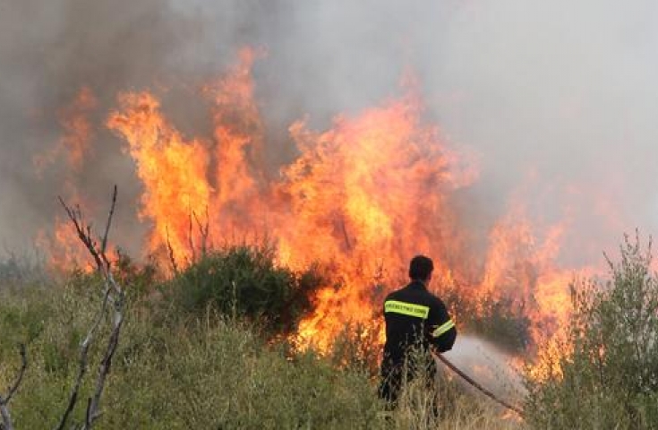 Συνελήφθη 65χρονος για πυρκαγιά στο Καστρί