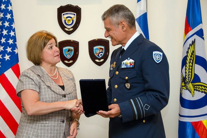 Συνάντηση Α/ΓΕΑ με την υπεύθυνη διεθνών σχέσεων της USAF