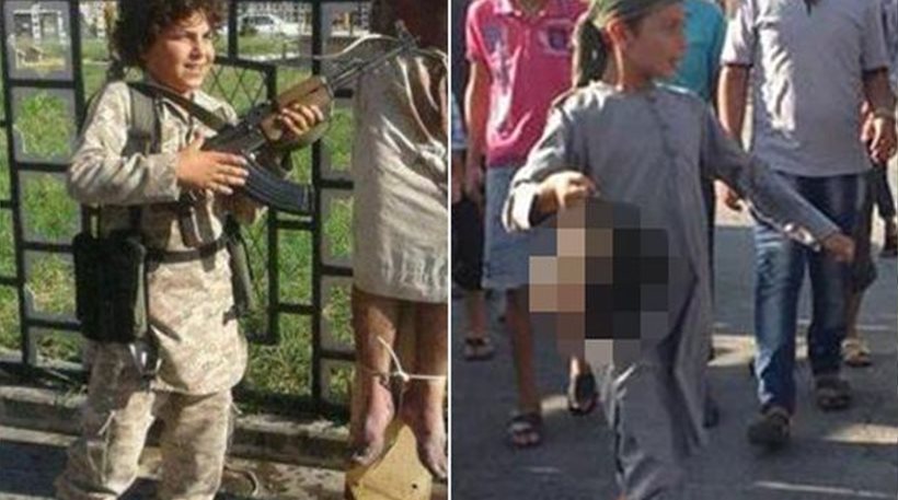 Το ISIL βάζει παιδιά να ποζάρουν με κομμένα κεφάλια