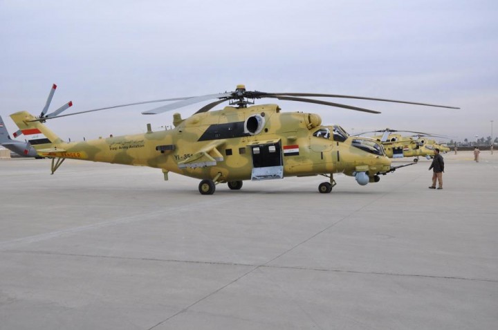 Νέα παρτίδα ρωσικών ελικοπτέρων Mi-35 στο Ιράκ – Έτοιμα για επιχειρήσεις κατά των τζιχαντιστών