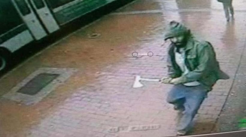 HΠΑ: Ισλαμιστής αυτός που επιτέθηκε με τσεκούρι στους αστυνομικούς (vid)