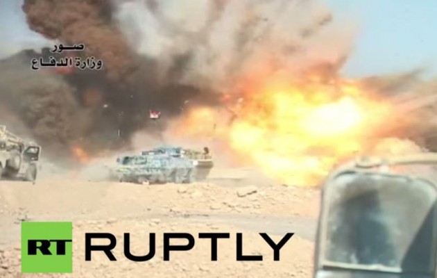 Ο ιρακινός Στρατός τινάζει στον αέρα θέσεις ισλαμιστών [βίντεο]