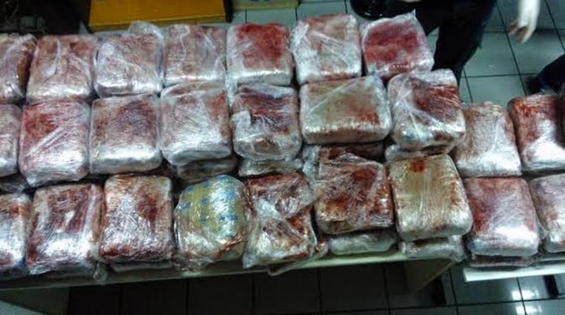 Αλβανός προσπάθησε να περάσει 110 κιλά χασίς στην Ελλάδα [εικόνες]
