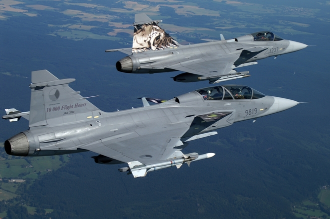 Επιπλέον μαχητικά Gripen για την Τσεχία