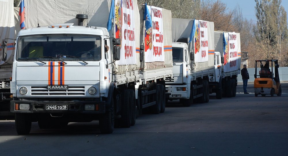 Νέο κομβόι με βοήθεια στέλνει η Ρωσία στου ρωσόφωνους