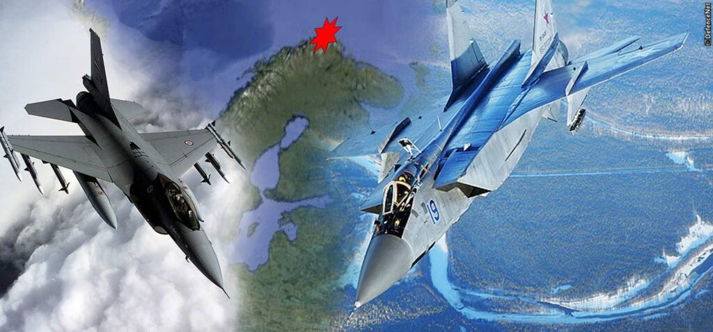 Νορβηγικό μαχητικό επιχείρησε να “κατεβάσει” ρωσικό MiG-31 με ελιγμό! (vid)