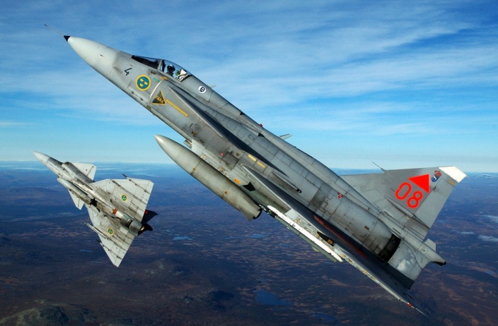 JA-37 Viggen: Αεροπορική επίδειξη ενός από τα καλύτερα μαχητικά του “Ψυχρού Πολέμου” [βίντεο]