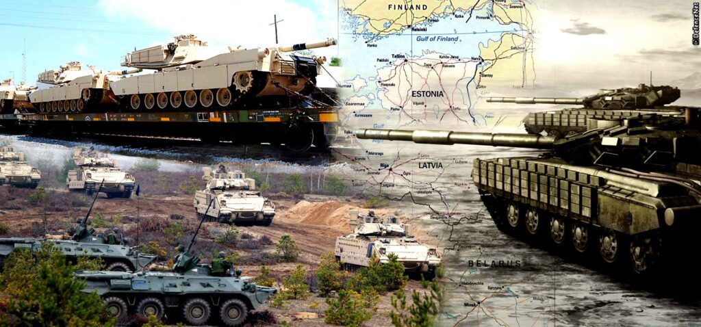 Αμερικανικά τεθωρακισμένα διασχίζουν  Λετονία και Λιθουανία – Κατάφορτοι συρμοί με τροχαίο υλικό (Βίντεο)
