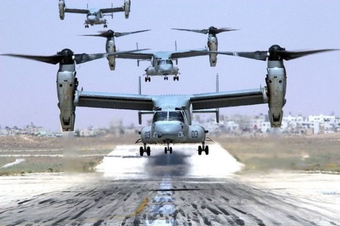 Εντυπωσιακό βίντεο από αποστολές του V-22 Osprey