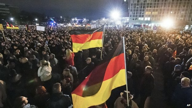 Μεγάλες διαδηλώσεις κατά του Ισλάμ στη Γερμανία