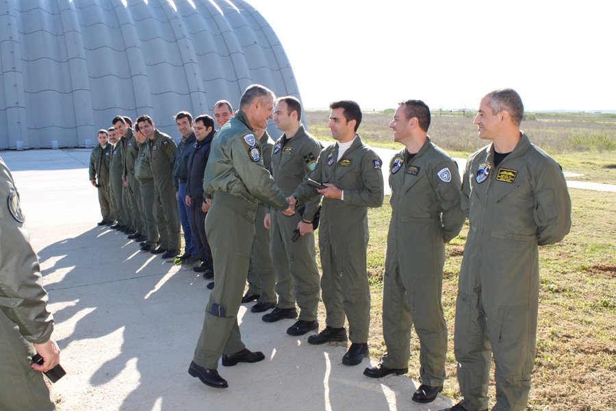 Ο Αρχηγός ΓΕΑ σε μονάδες readiness εν μέσω εμπλοκών στο Αιγαίο