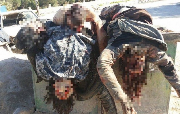Νεκροί τζιχαντιστές ”πετιούνται” στα σκουπίδια [σκληρές εικόνες]
