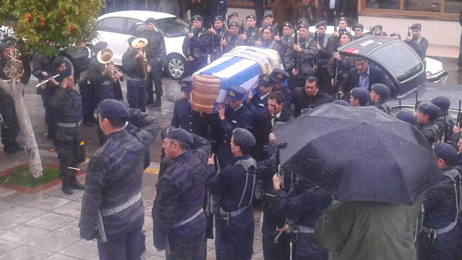 Το τελευταίο αντίο στον σμηναγό Αθανάσιο Ζάγκα
