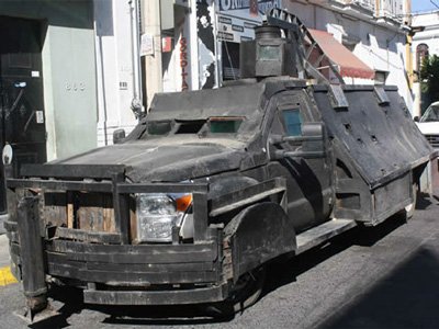 Τα “χειροποίητα” τεθωρακισμένα των καρτέλ ναρκωτικών στο Μεξικό [εικόνες]