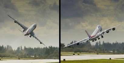 Ο επικίνδυνος ελιγμός ενός Boeing 747 κατά την απογείωση