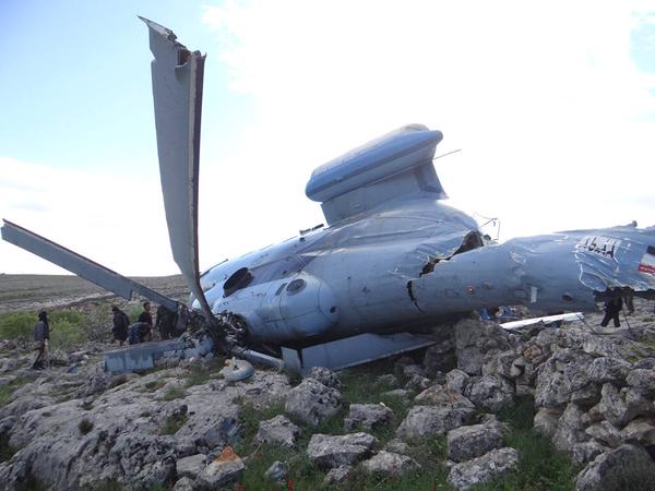 Η στιγμή της πτώσης του συριακού Mil Mi-14 [βίντεο]