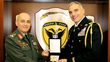 Επίσκεψη του Στρατιωτικού Ακόλουθου των ΗΠΑ στον κ. Α/ΓΕΣ