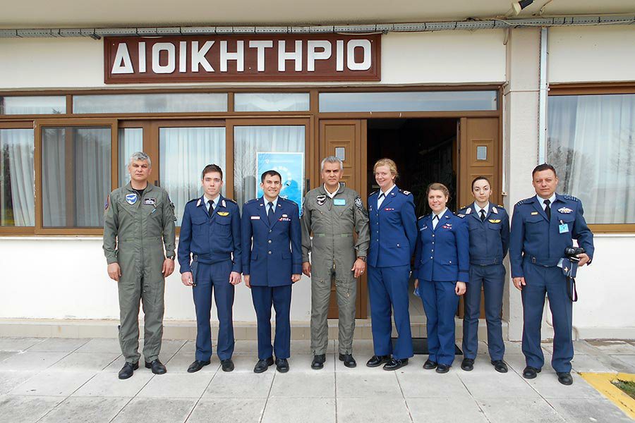 Επίσκεψη αντιπροσωπείας σπουδαστών της USAFA στην 120 ΠΕΑ