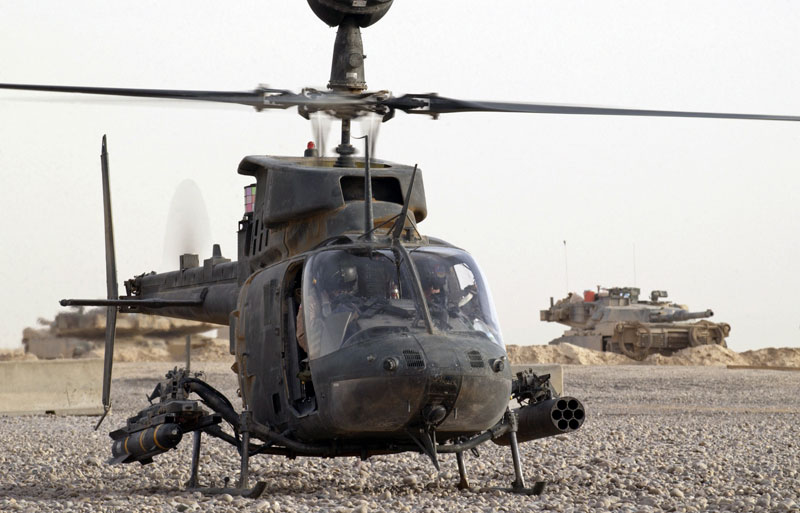 OH-58D Kiowa Warrior εναντίον Ταλιμπάν [βίντεο]