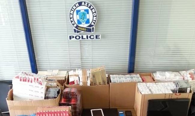 Συλλήψεις για κατοχή και διακίνηση λαθραίων τσιγάρων και καπνού