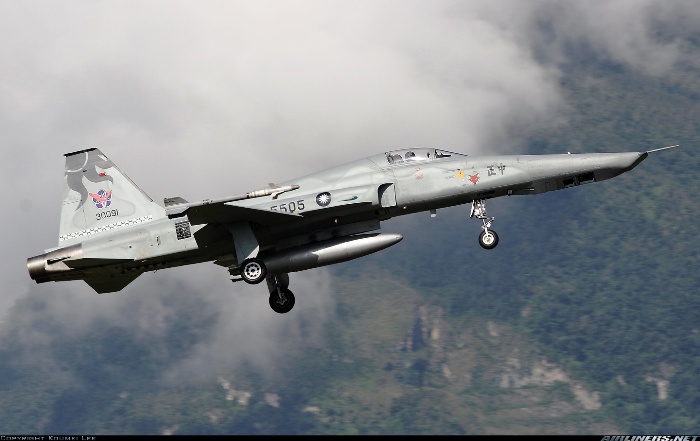 Δοκιμές σε RF-5E της Αεροπορίας της Ταιβάν δείχνει βίντεο που διέρρευσε στην δημοσιότητα