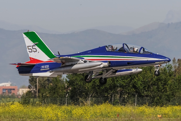 Τα MB.339PAN των Frecce Tricolori με νέα παραλλαγή για τα 55 χρόνια παρουσίας τους [εικόνες, βίντεο]