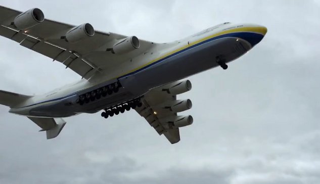 Η εντυπωσιακή προσγείωση ενός Antonov An-225 [βίντεο]